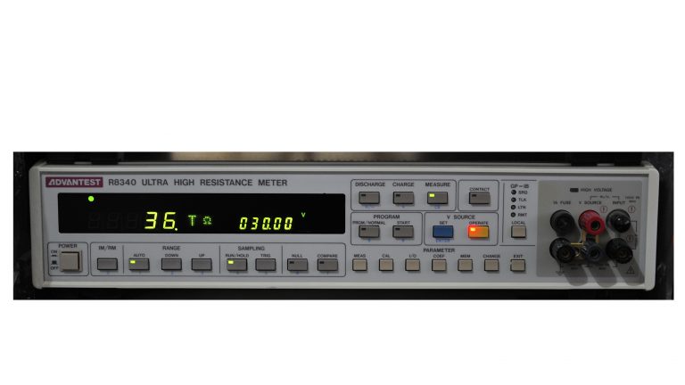 advantest r8340 ultra high resistance meter manual software